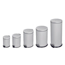 Poubelle 30 L -  Inox - Blanche (1 X 1 unité )