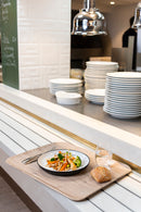 Plateau Profil 2 - Polyester 46x36 cm - Chêne clair (20 X 1 unité ) - 093888