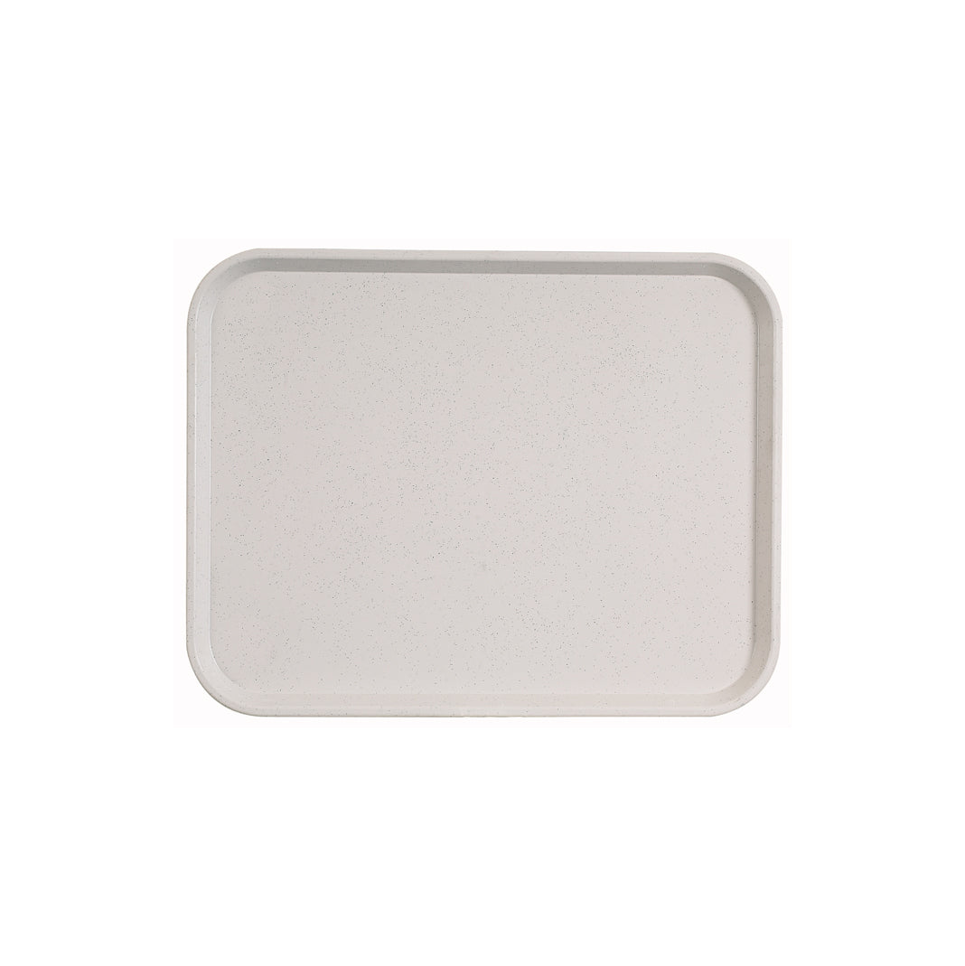 Plateau - Polyester 46x36 cm - Gris moucheté  ( 980810 ) (20 X 1 unité )