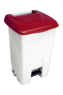 Conteneur mobile à pédale 80 L  - Rouge (1 X 1 unité )