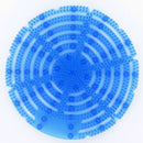 Écran urinioir anti splash Ø16cm - Menthe (1 X 10 unités )