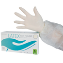 Gant latex non poudré - Blanc - Taille L (10 X 100 unités )