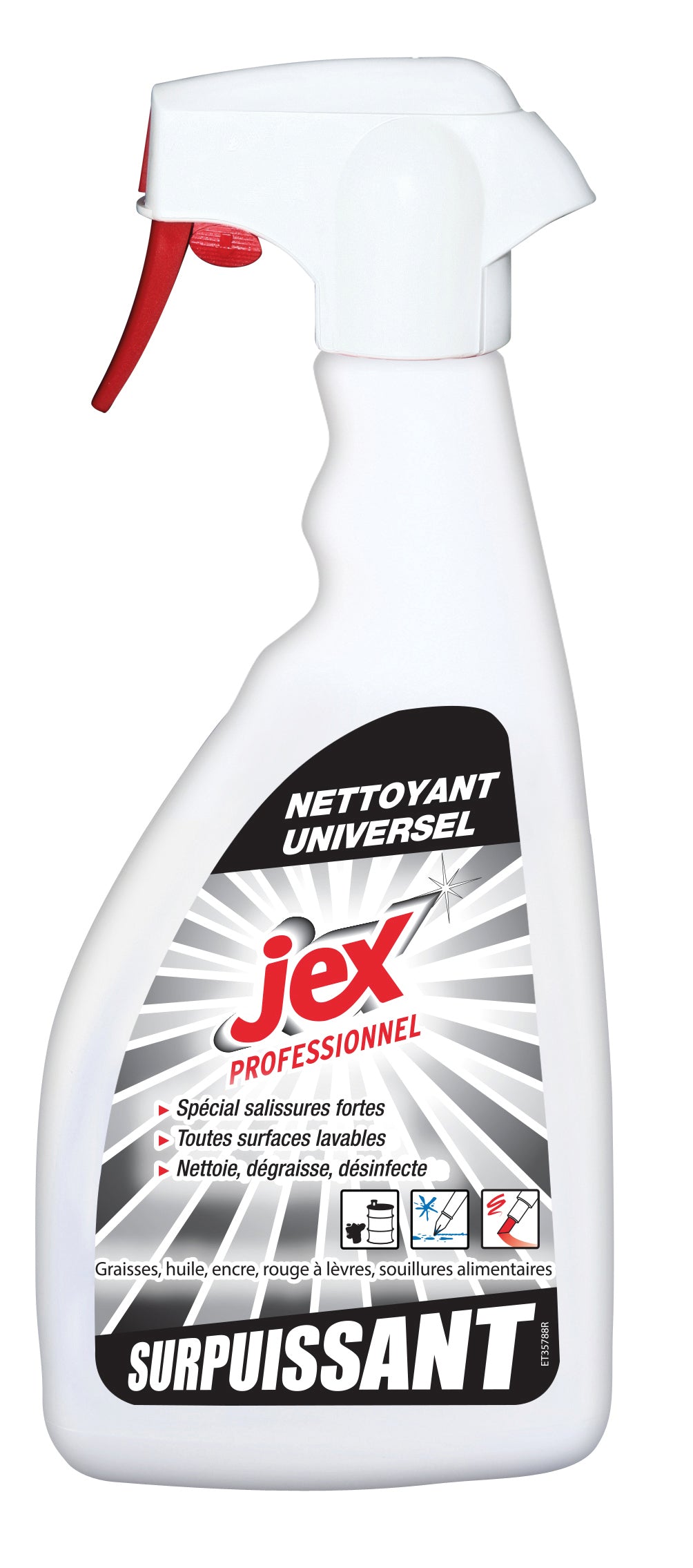 Nettoyant surpuissant - Vaporisateur 500 ml - JEX ( 004835 ) (6 X 1 unité )