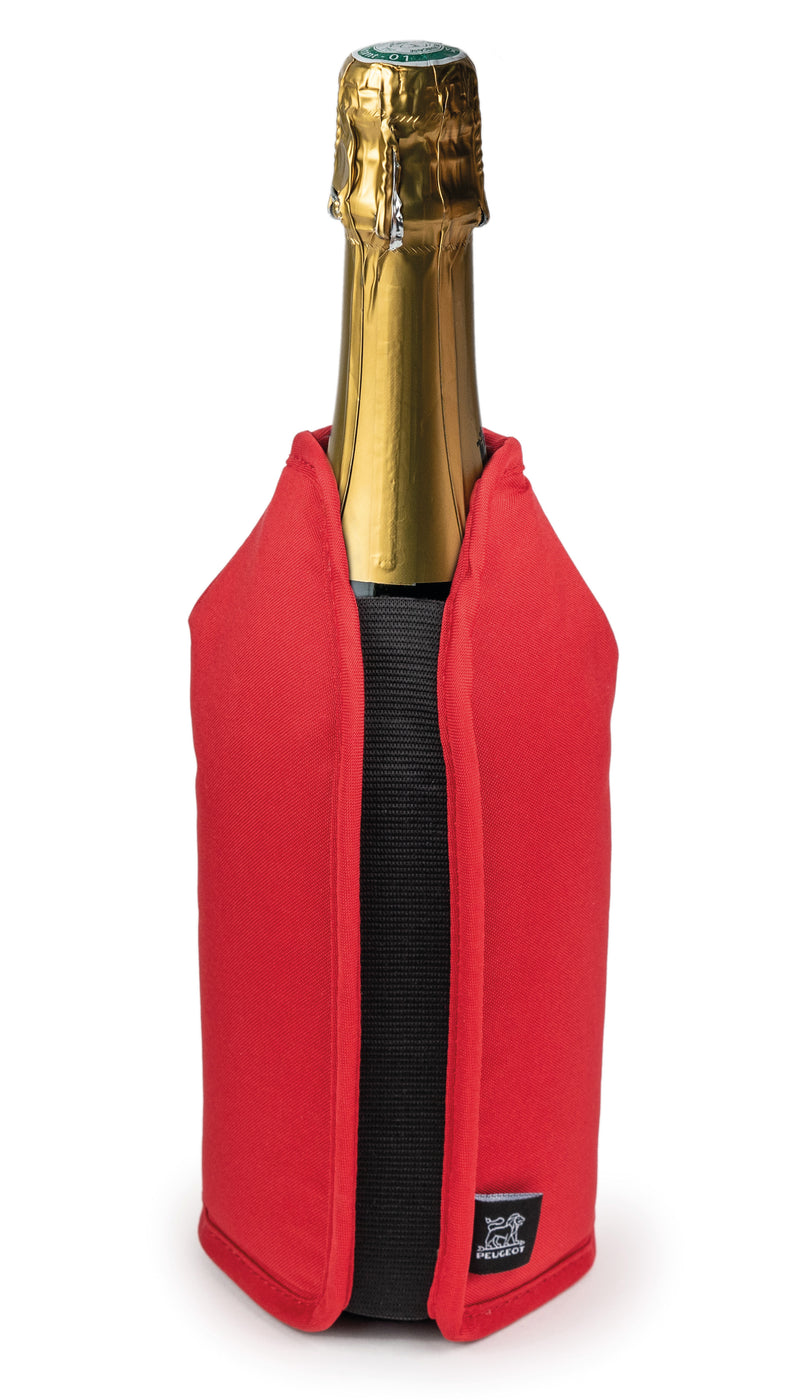 Rafraîchisseur extensible vin 9x23cm - Rouge - Frizz (1 X 6 unités )