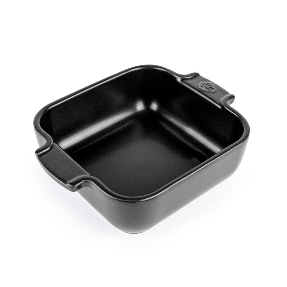 Individual square dish 66 cl - Ceramic - Black ( 900827 ) (6 X 1 unit)