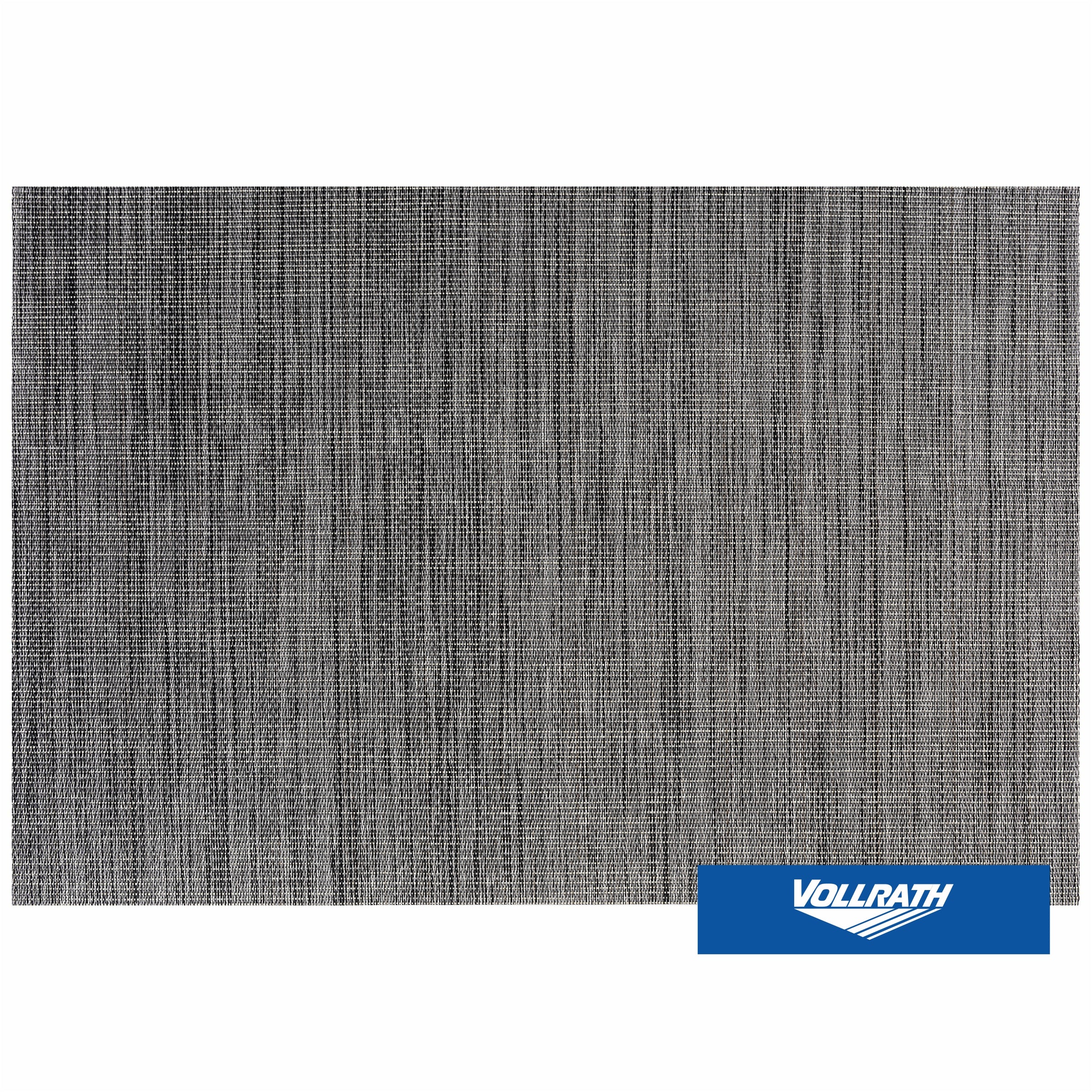 Placemat - Woven vinyl 45x30 cm - Brown/black ( 018530 ) (6 X 1 unit )