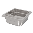 Bac GN1/6 - Plein - Hauteur 65 mm - Inox 18/05 (1 X 1 unité ) - 083446