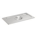 Couvercle pour bac GN1/1 avec poignée  - Inox 18/05 (1 X 1 unité ) - 083452