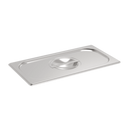 Couvercle pour bac GN1/6 avec poignée - Inox 18/05 (1 X 1 unité ) - 083458