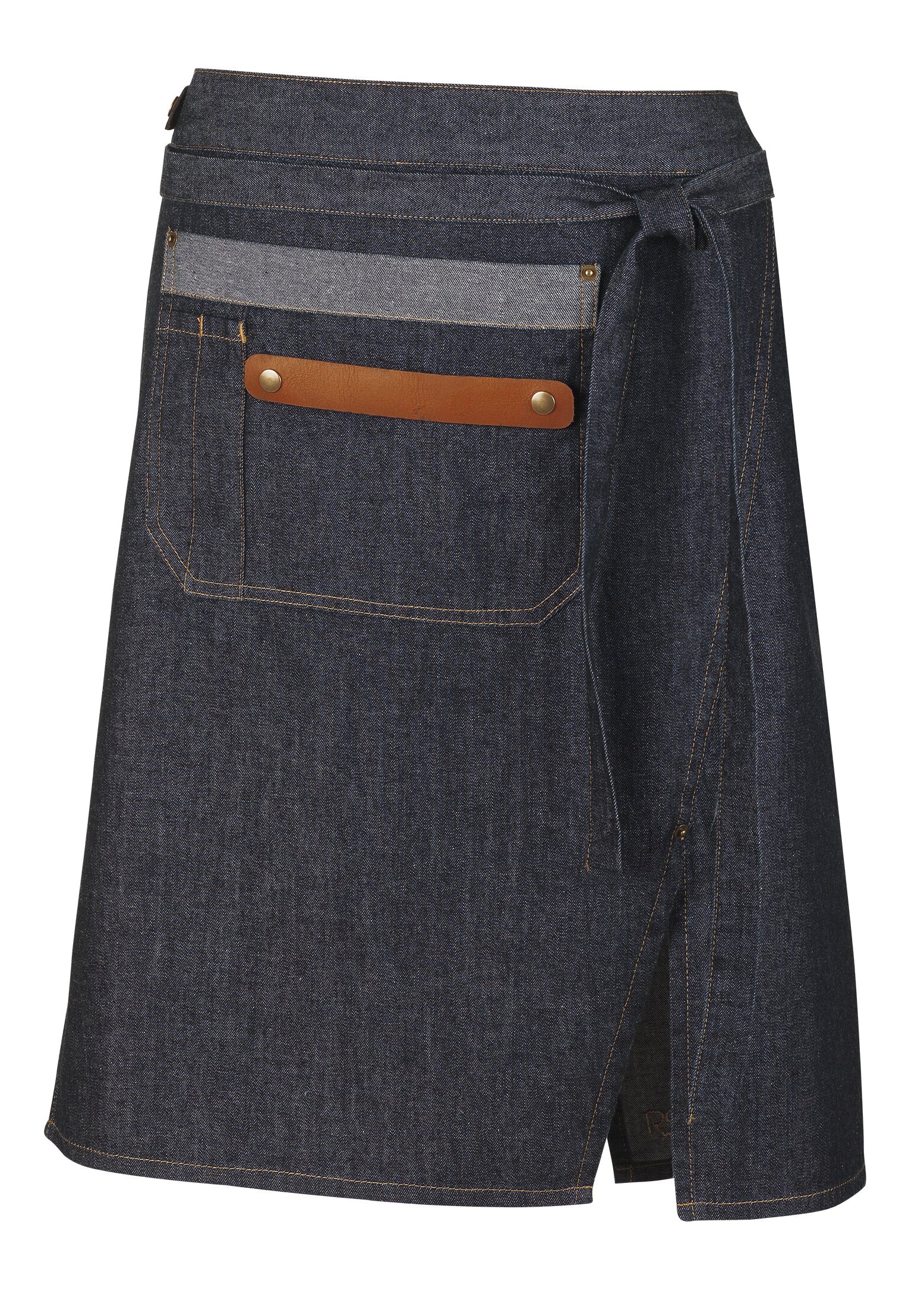 Raw denim unisex apron OS - Haley (983007) (1 X 1 unit)