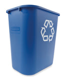 Corbeille de recyclage de bureau 26 L - Bleu (1 X 1 unité )