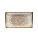 Assiette rectangulaire - Grès 29x17,5cm-Crête (6 X 1 unité ) - 999918