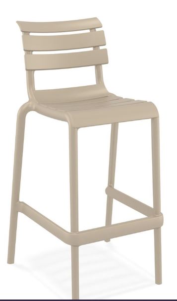 Tabouret - Taupe - Helen75 ( E17870 ) (1 X 1 unité )