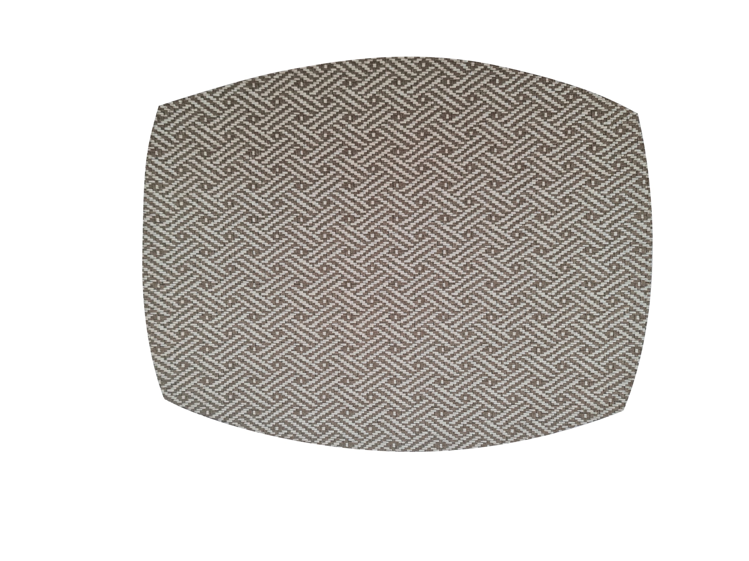 Screen table placemat - Wicker 33x43 cm - White steel/steel ( 004114 ) (1 X 1 unit )