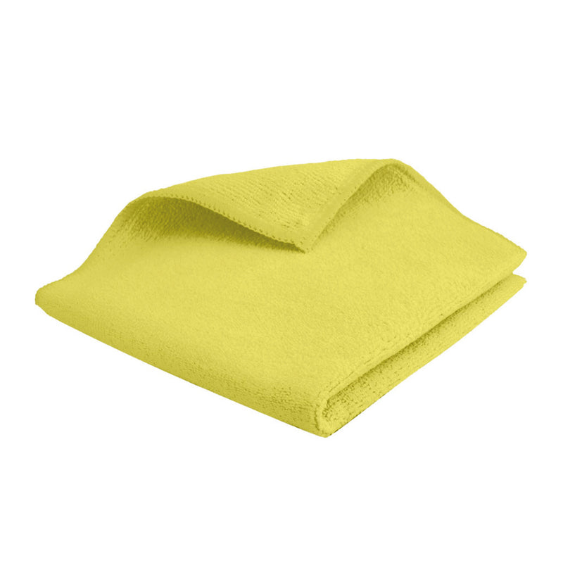 039433 - Lavette Microfibre Ecoline - 32x36cm - Jaune (1 X 5 unités )