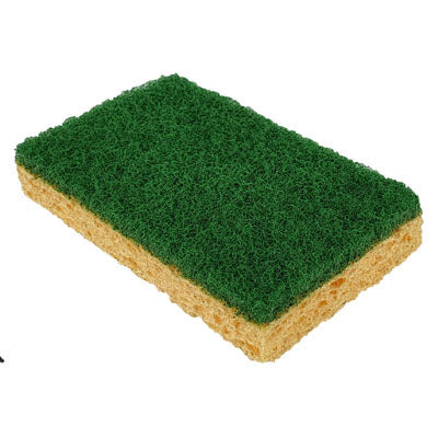 Sponge scourer 12x9x2.2 cm - Green - L ( 914798 ) (1 X 10 units )