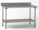 Table adossée + étagères 1200x700x900mm (1 X 1 unité ) - 525631