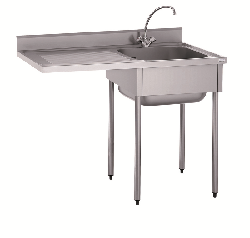 Plonge - 1 bac 500x500 mm - Sans étagère (1 X 1 unité )