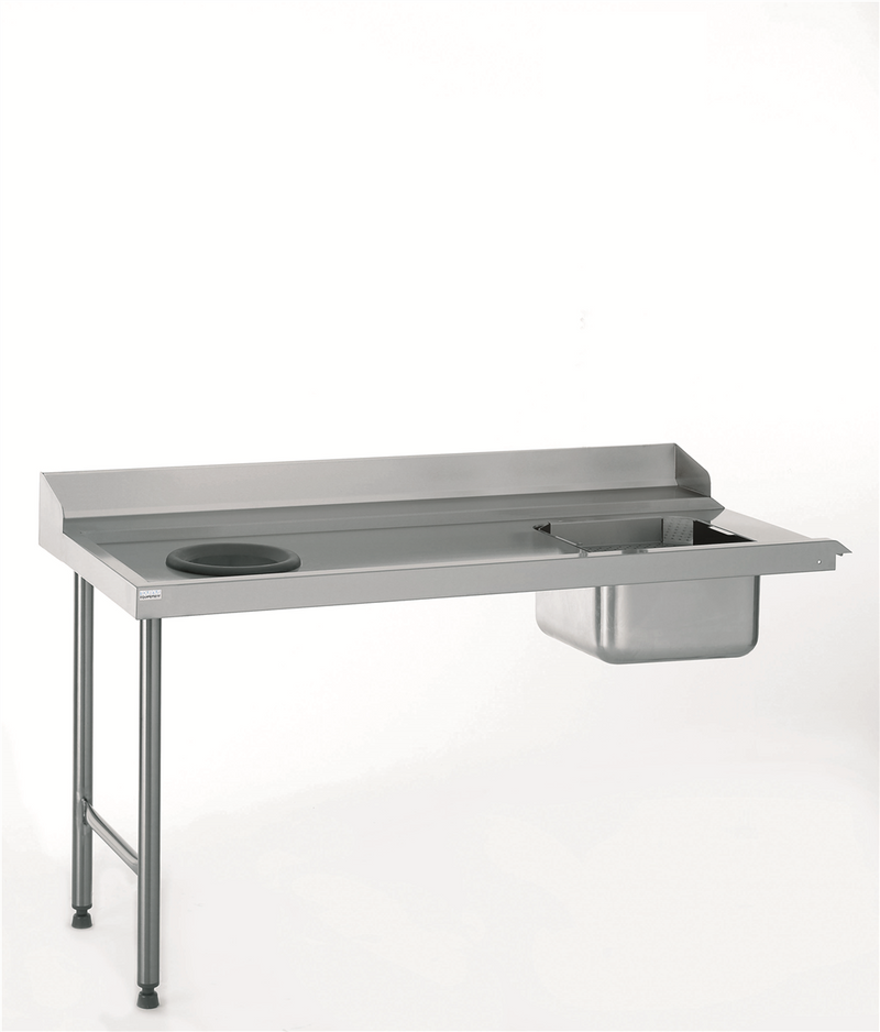 Table entrée + bac + TVD - Raccordable droite (1 X 1 unité )
