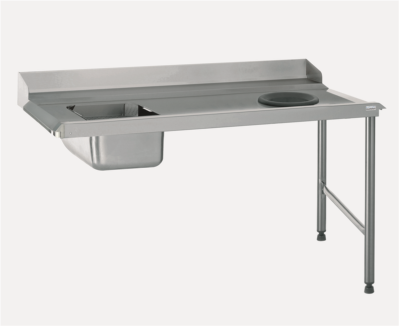 Table entrée + bac + TVD - Raccordable gauche (1 X 1 unité )