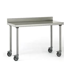 Table adossée + roulettes 1200x700x900mm (1 X 1 unité ) - 525707