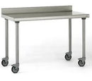 Table adossée + roulettes 1800x700x900mm (1 X 1 unité ) - 525710