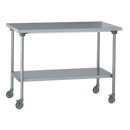 Table centrale + étagères+roulettes 1000x700x900mm (1 X 1 unité ) - 525712