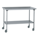 Table centrale + étagères+roulettes 1200x700x900mm (1 X 1 unité ) - 525713