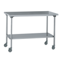 Table centrale + étagères+roulettes 1400x700x900mm (1 X 1 unité ) - 525714