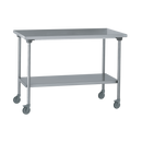 Table centrale + étagères+roulettes 2000x700x900mm (1 X 1 unité ) - 525717