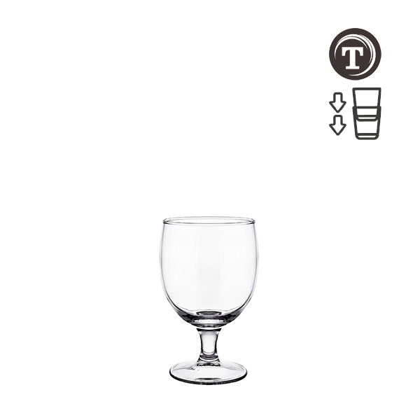 Stem glass 25 cl - Stack Copa (033640) (12 X 1 unit)