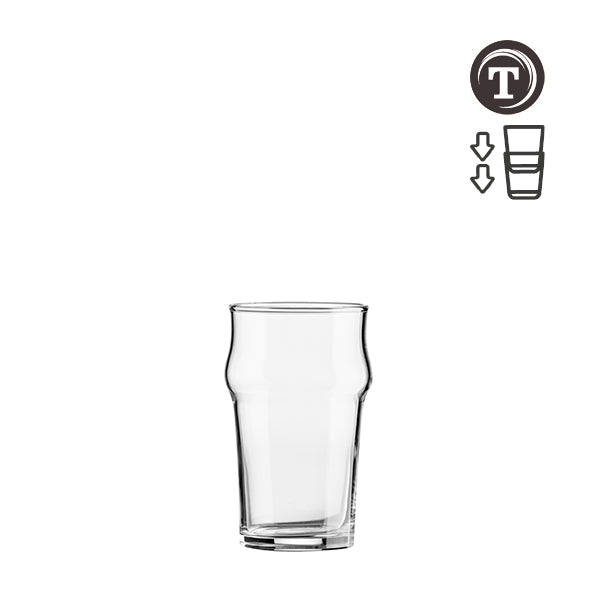 Beer glass 28.4 cl - T-Nonic ( 033636 ) (12 X 1 unit )
