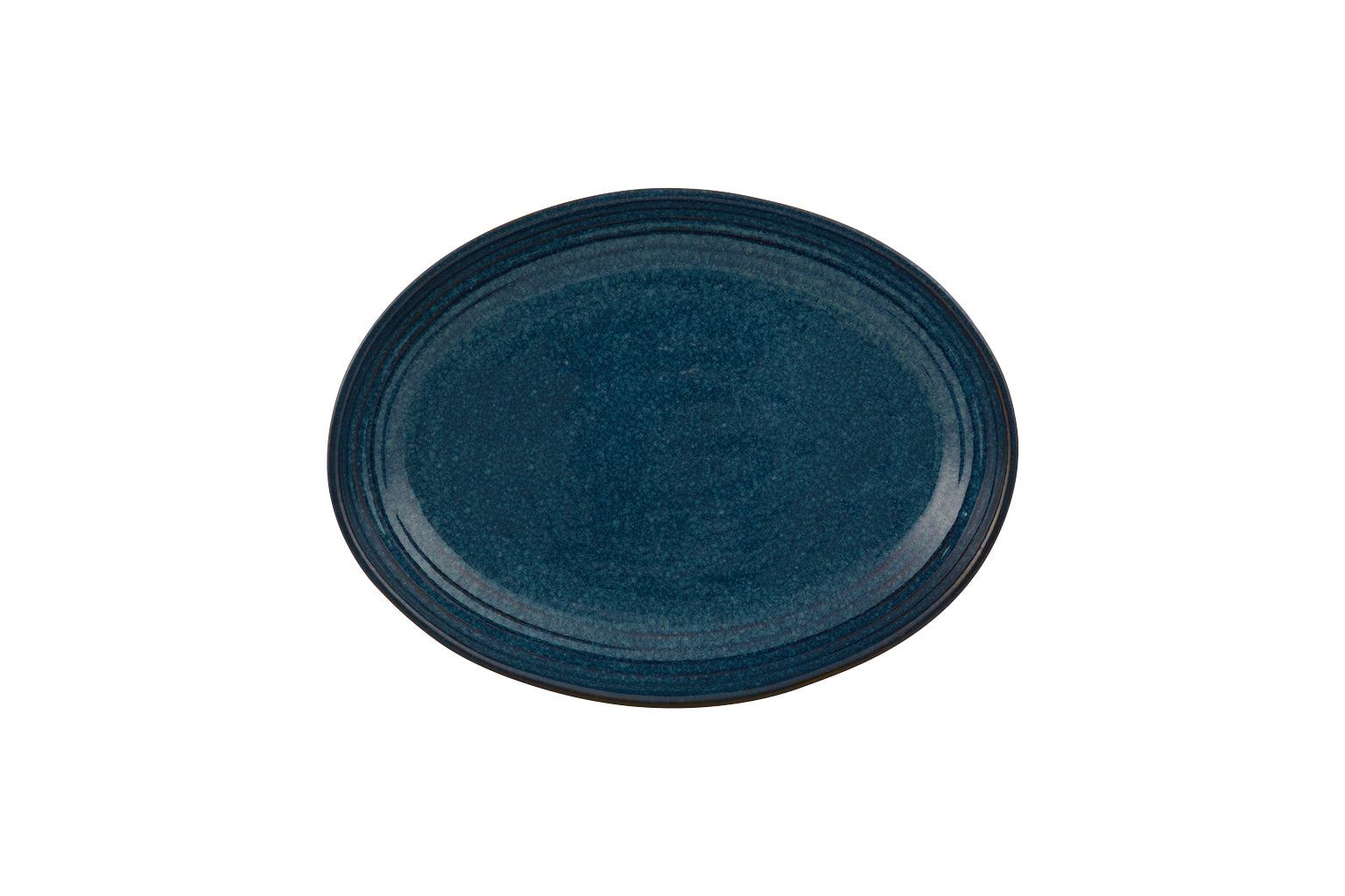 Assiette oblong - Grès Ø 27x20x4,5 cm - Gemstone ( E02978 ) (12 X 1 unité )