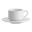 Paire tasse déjeuner - Porcelaine 28 cl - Perla (6 X 1 unité ) - 050159
