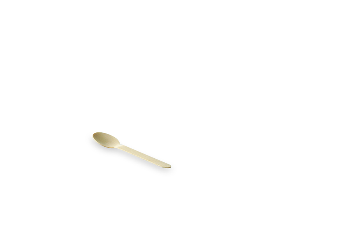 Cuillère - Bois naturel 15,5 x 3,3cm ( 630093 ) (10 X 100 unités )