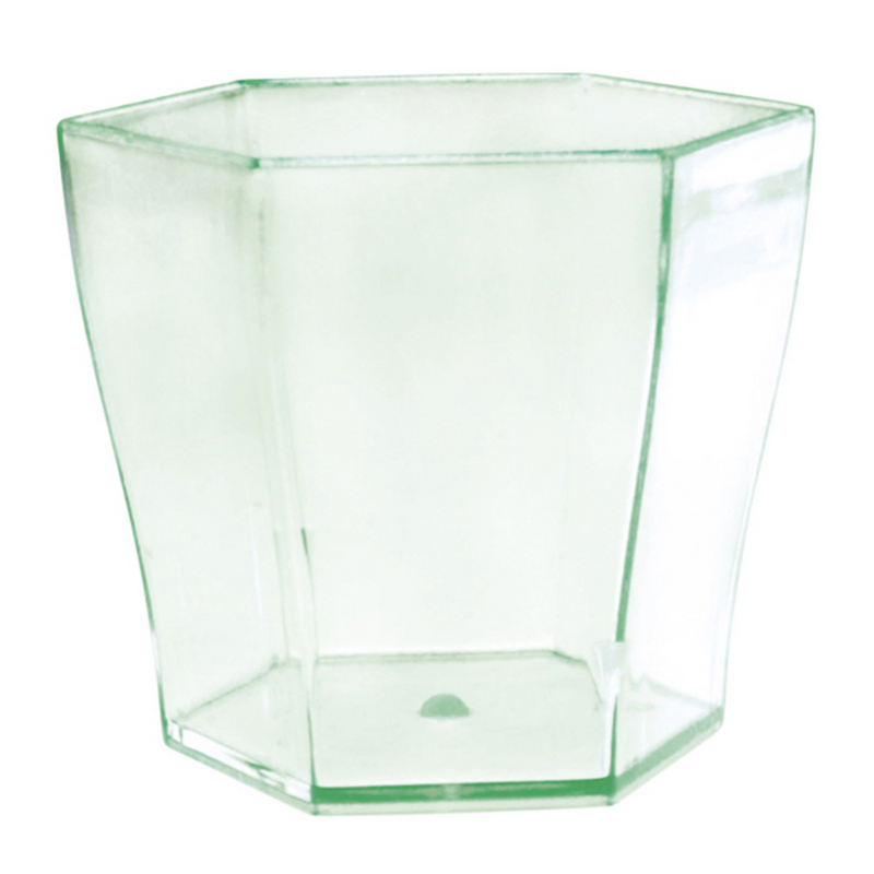 Verrine hexagonale  6 cl - ø 5x6,5x6,5 cm