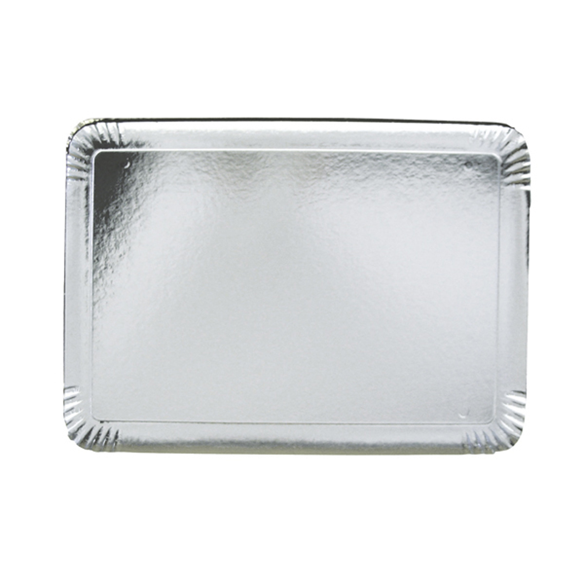 Caterer tray 19x28 cm - Silver ( 948997 ) (1 X 25 units )