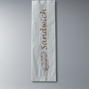 Sac sandwich - Blanc - Papier kraft 12+3 x 30 cm (1 X 1000 unités ) - 153158