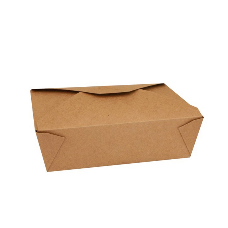 Boîte à déjeuner - Kraft brun 22,8x12,4x7,8 cm  (5 X 50 unités ) - 152987