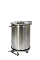 Poubelle pour liquide 50 L - ø 390x600 mm - Inox (1 X 1 unité ) - 816736