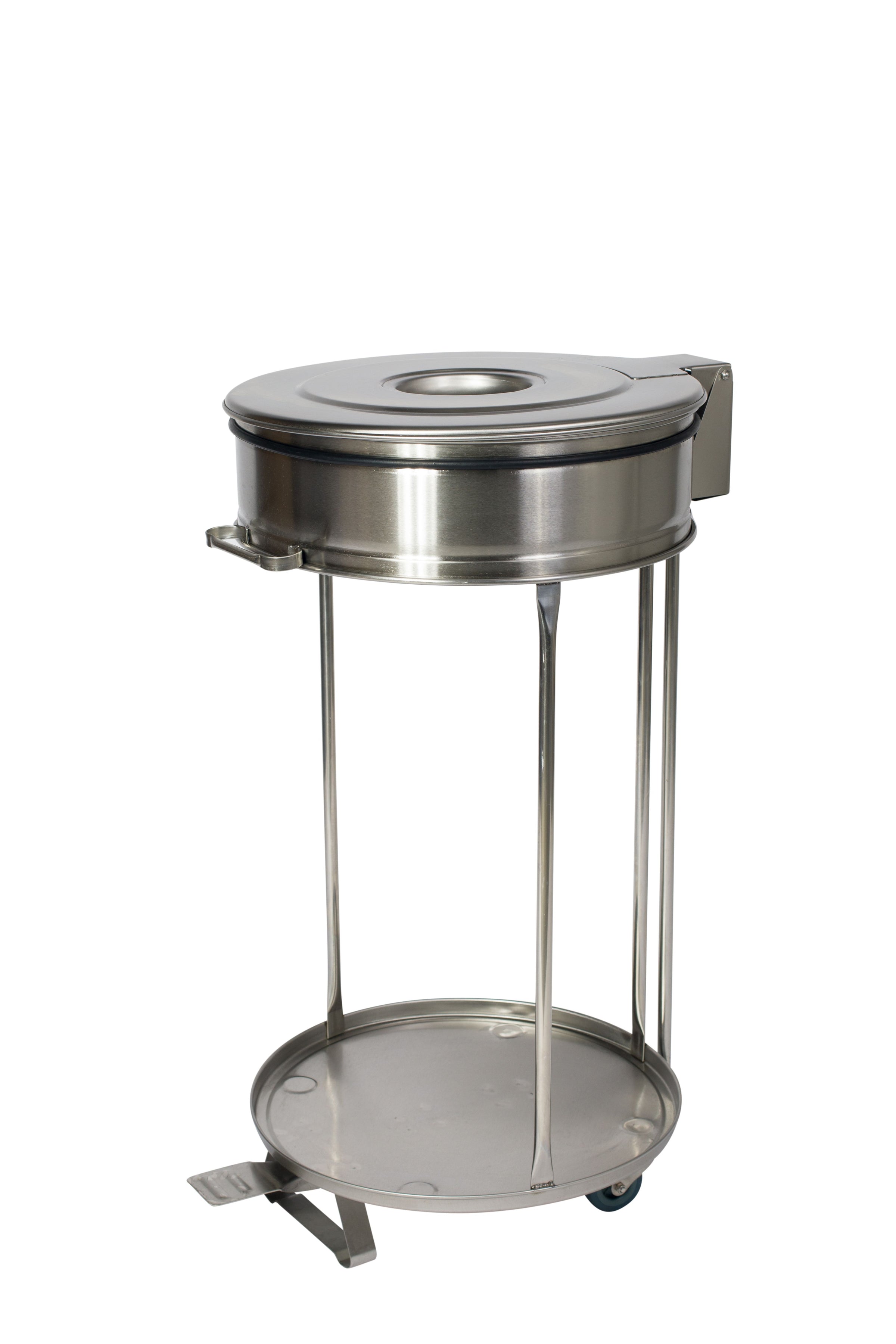 110 L Bag holder + pedal - ø 475x850 mm - Stainless steel ( 816738 ) (1 X 1 unit )