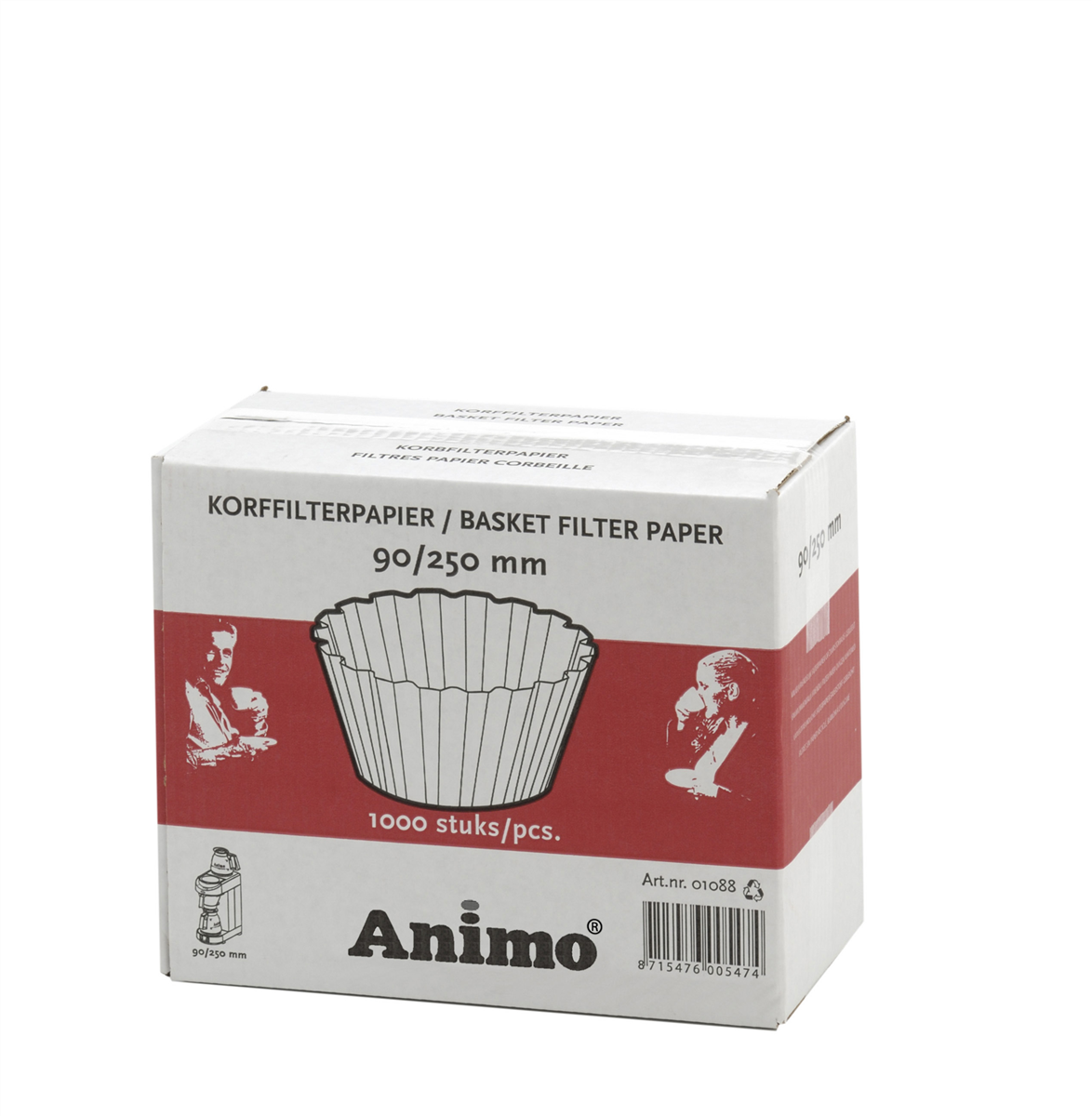Lot de 1000 filtres à café  90x250mm ( 884213 ) (1 X 1 unité )