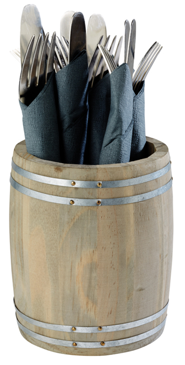 Caddy de table - Tonneau ø 11,5x14 cm ( 630121 ) (1 X 1 unité )