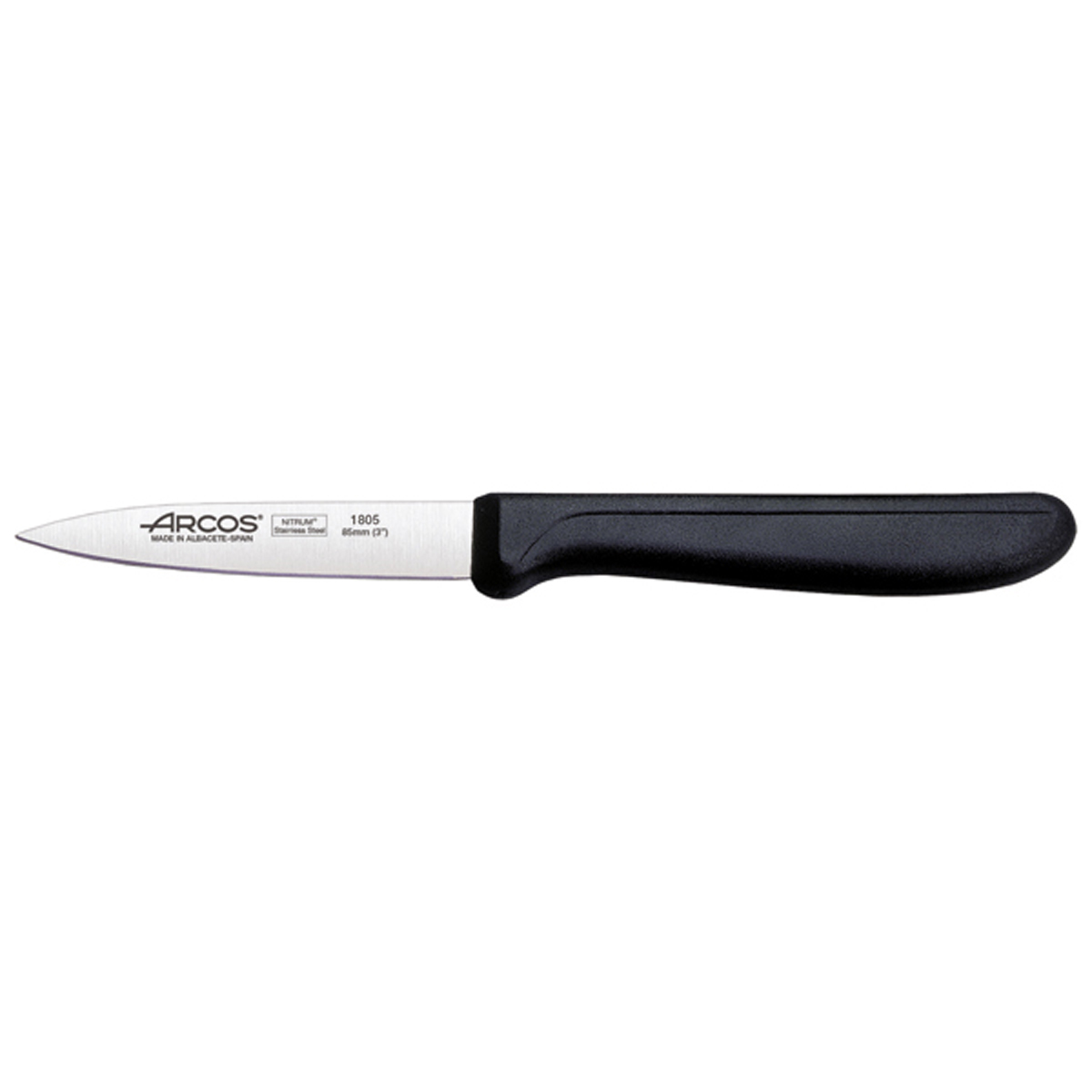 Couteau office 8,5 cm - Manche polypropylène - Noir ( 096085 ) (1 X 1 unité )
