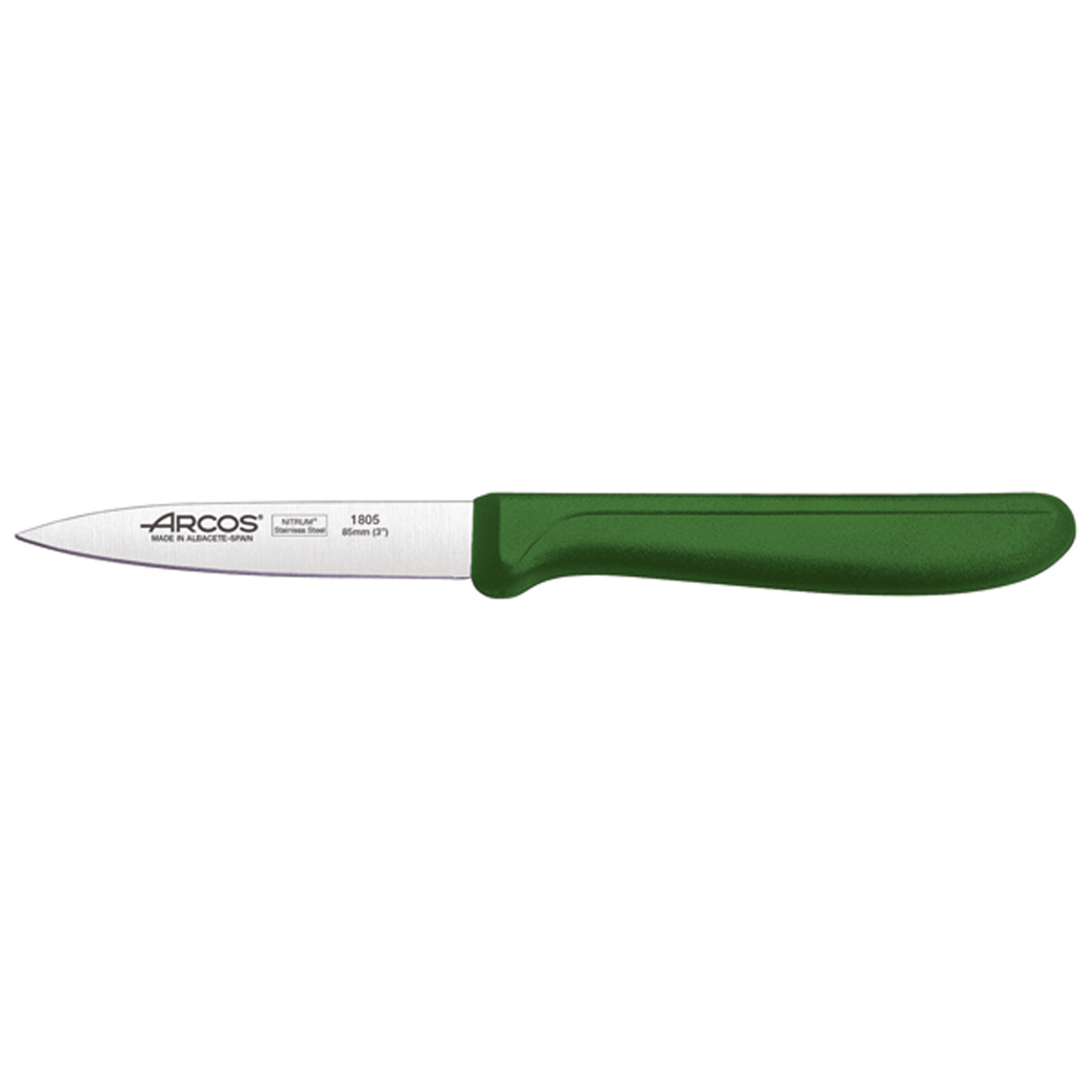 Couteau office 8,5 cm - Manche polypropylène - Vert ( 096081 ) (1 X 1 unité )