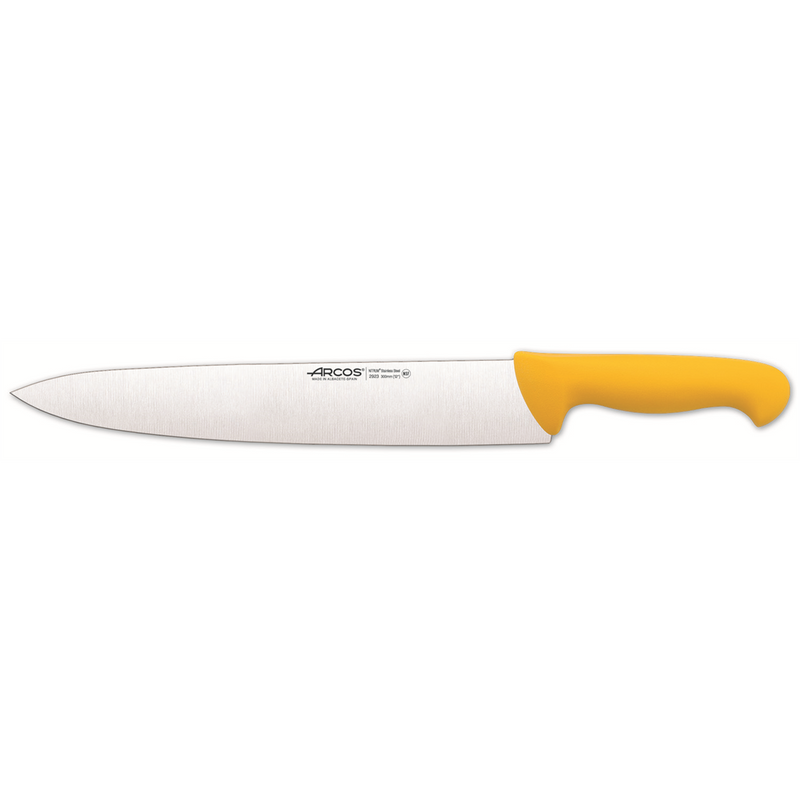 096296 - couteau de cuisine 30cm jaune (1 x 1 unité )
