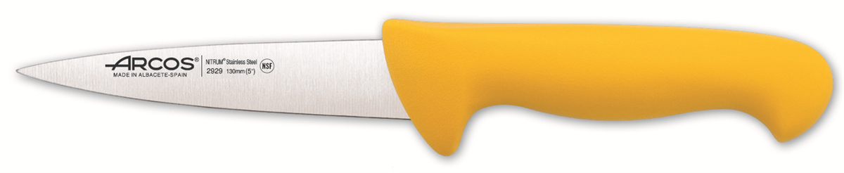 Couteau à saigner 13cm - Jaune - Série 2900 ( 630146 ) (1 X 1 unité )
