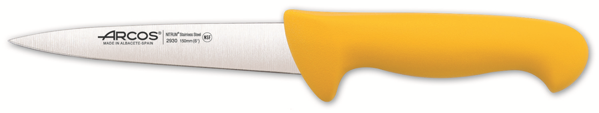 Couteau à saigner 15cm - Jaune - Série 2900 ( 630147 ) (1 X 1 unité )