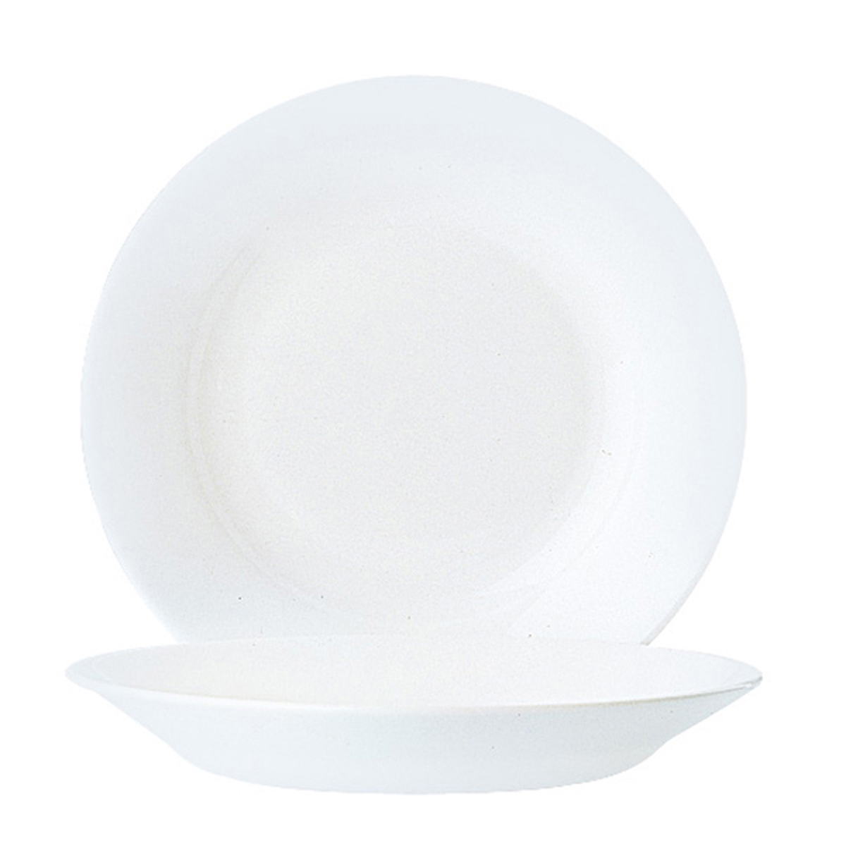 Assiette creuse Verre trempé ø22,5cm Restaurant ( 065208 ) (12 X 1 unité )
