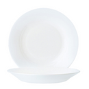 Assiette creuse Verre trempé ø22,5cm Restaurant (24 X 1 unité ) - 065208